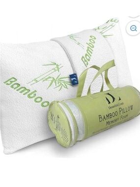 🆕- Homesense Essentials-QUEEN BAMBOO MEMORY FOAM PILLOW